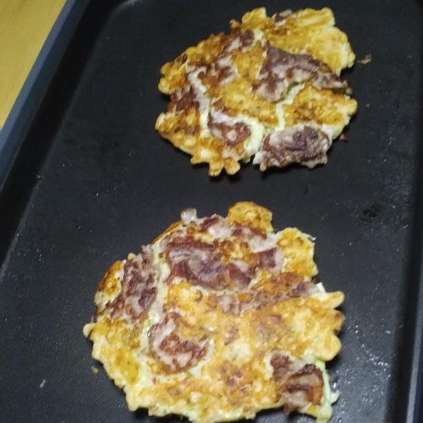 片栗粉で☆お好み焼き