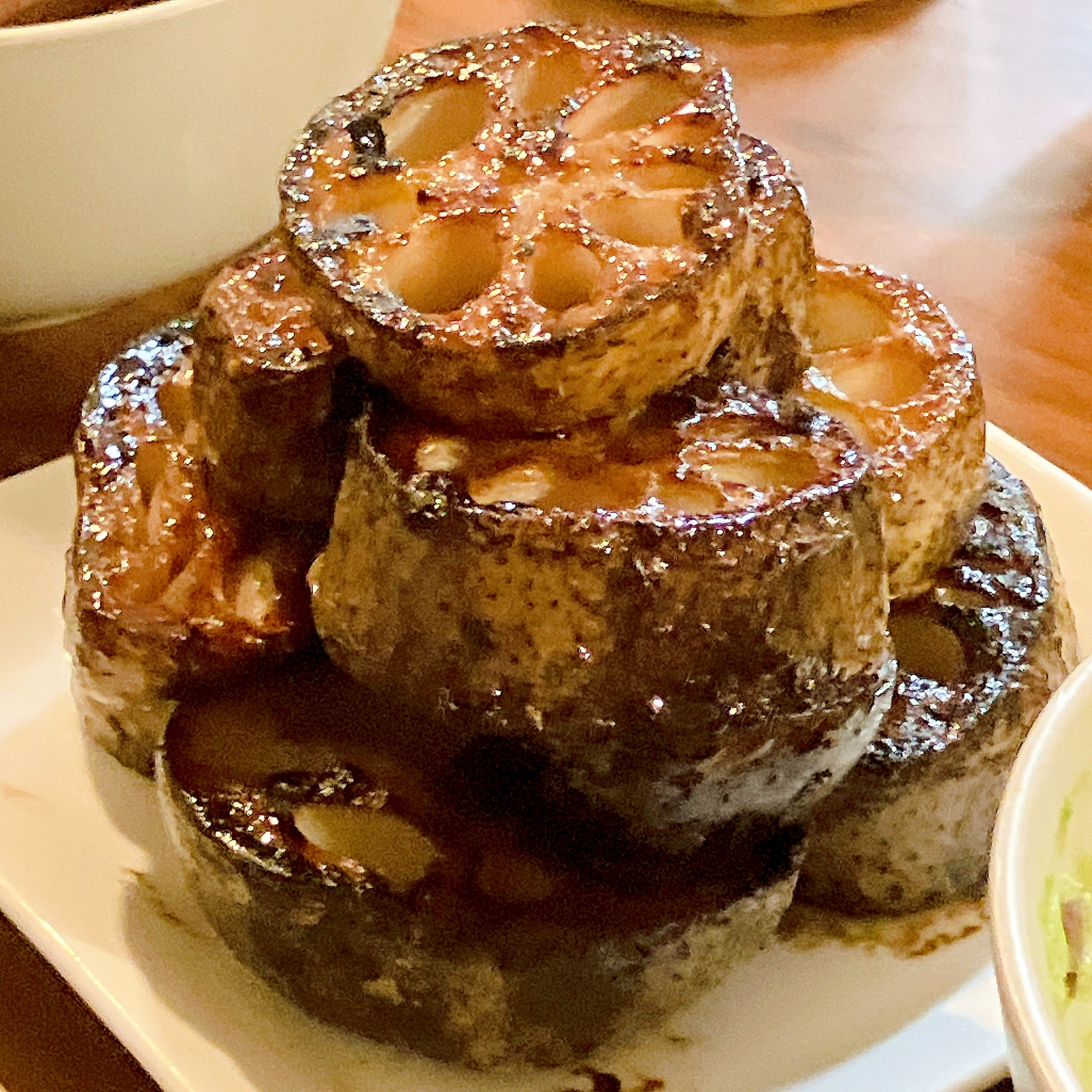 極厚!レンコンのバルサミコソテー