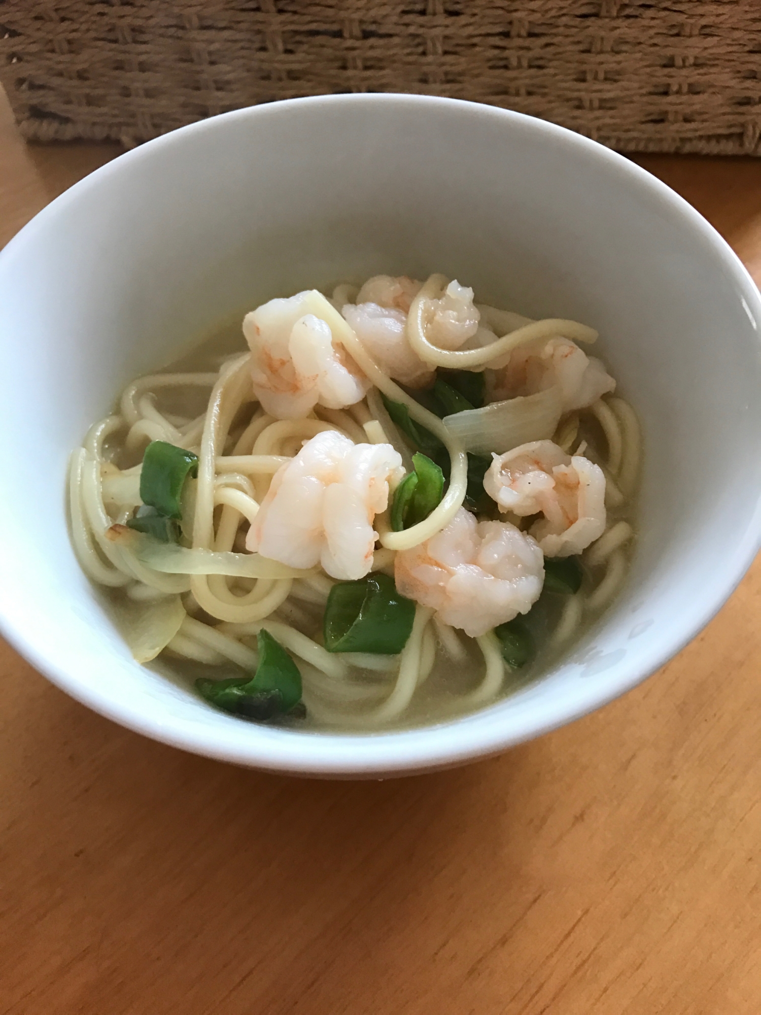 ししとうとエビのちゃんぽん麺