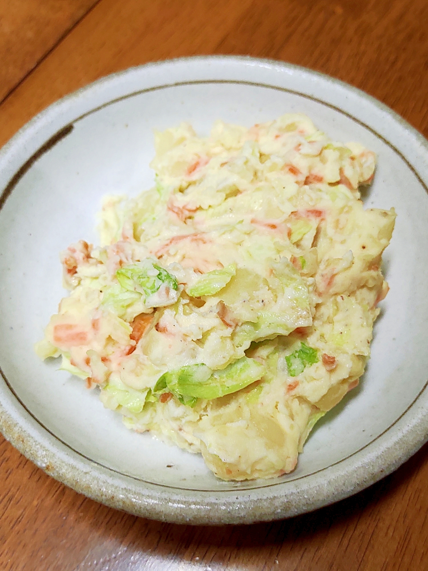 レタス入りポテサラ