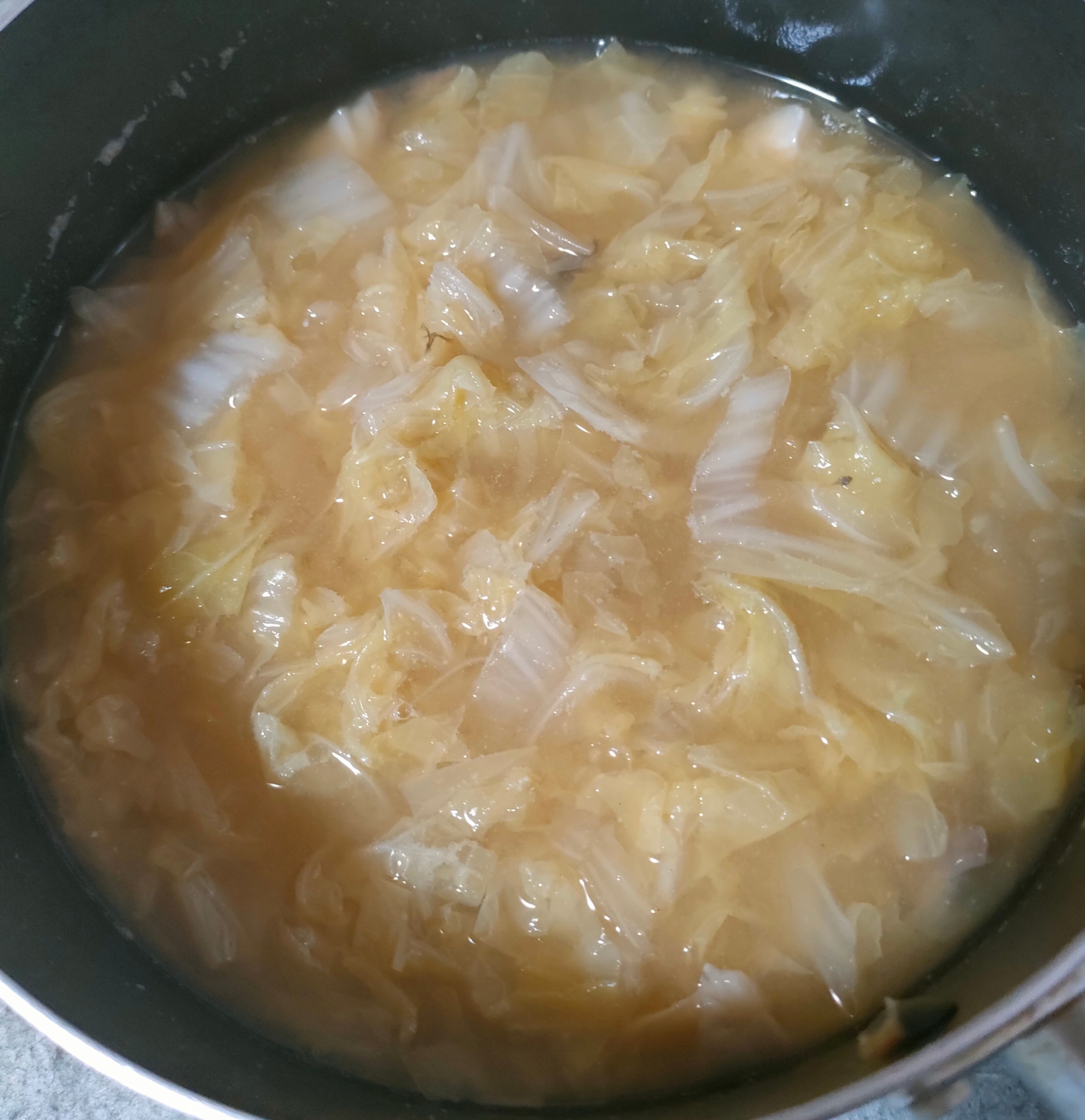 白菜の味噌汁