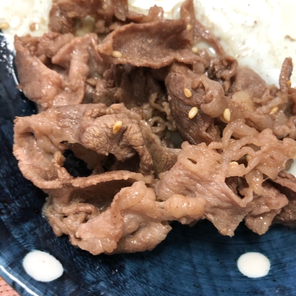 牛肉の甘醤油煮込み！