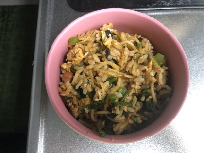 にんじんがなく、代わりに青梗菜を入れて作ってみました！美味しかったです( ^ω^ )