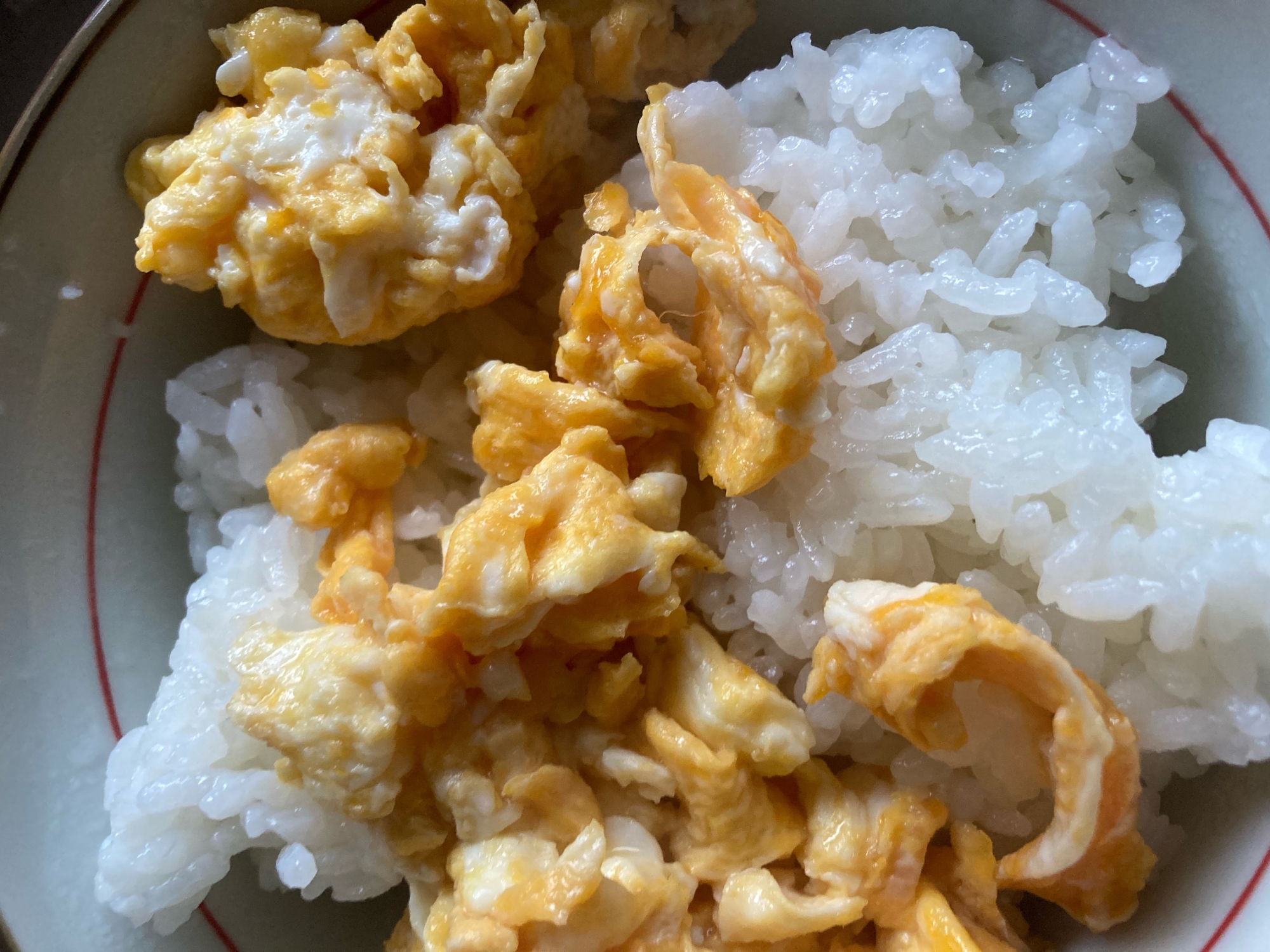 スクランブルエッグ丼