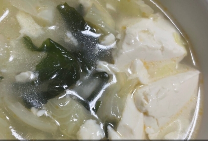 中華豆腐スープ