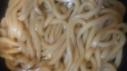 超シンプル☆ごま油香る具なし焼うどん