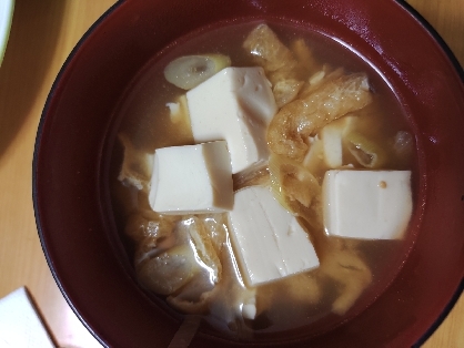 簡単！美味しい！豆腐と油揚げの味噌汁