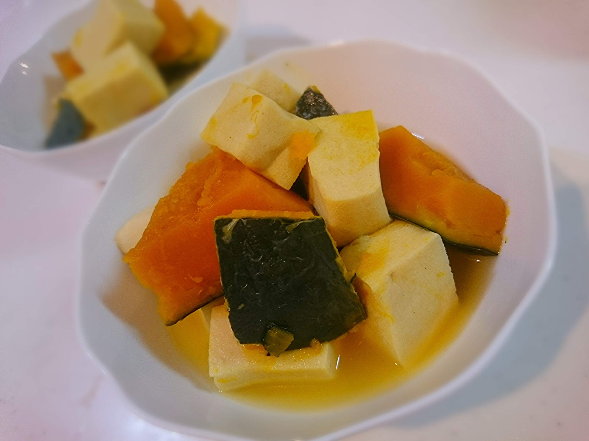 【簡単】かぼちゃ高野豆腐の煮物