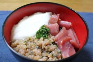 ☆貧血予防☆まぐろの山かけ丼