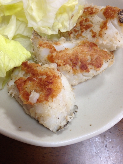 白身魚のパン粉焼き☆ガーリック風味