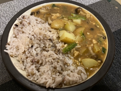 ほうれん草入りカレー