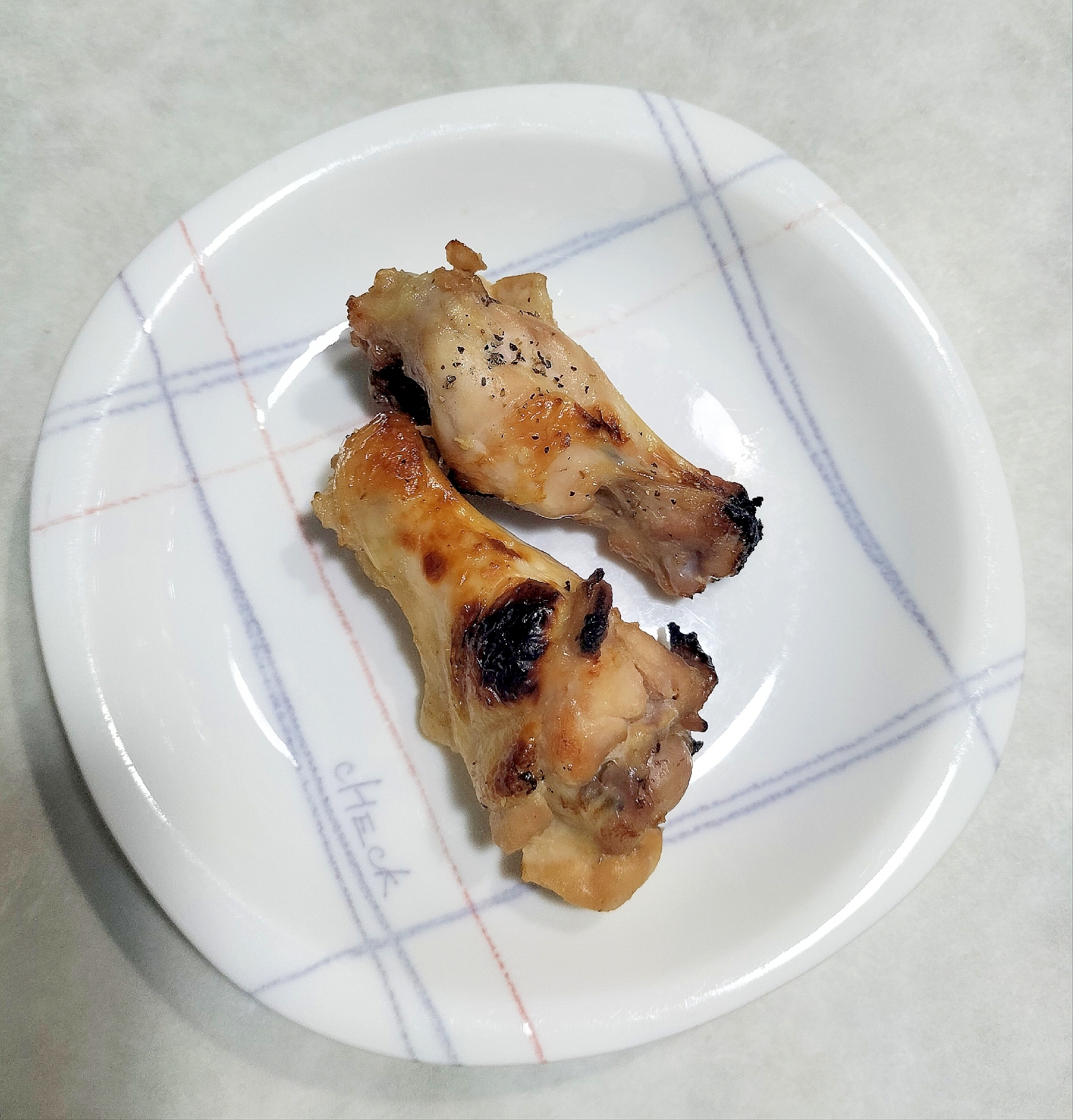 生姜味の手羽元焼き