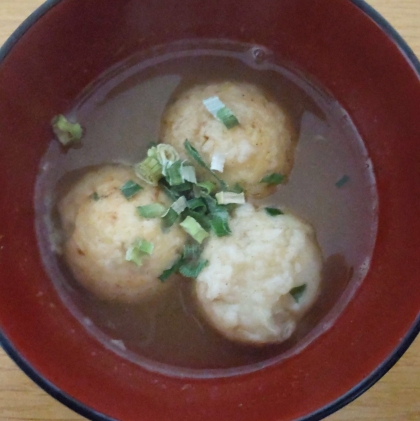 冷凍たこ焼きで簡単に明石焼き風スープ