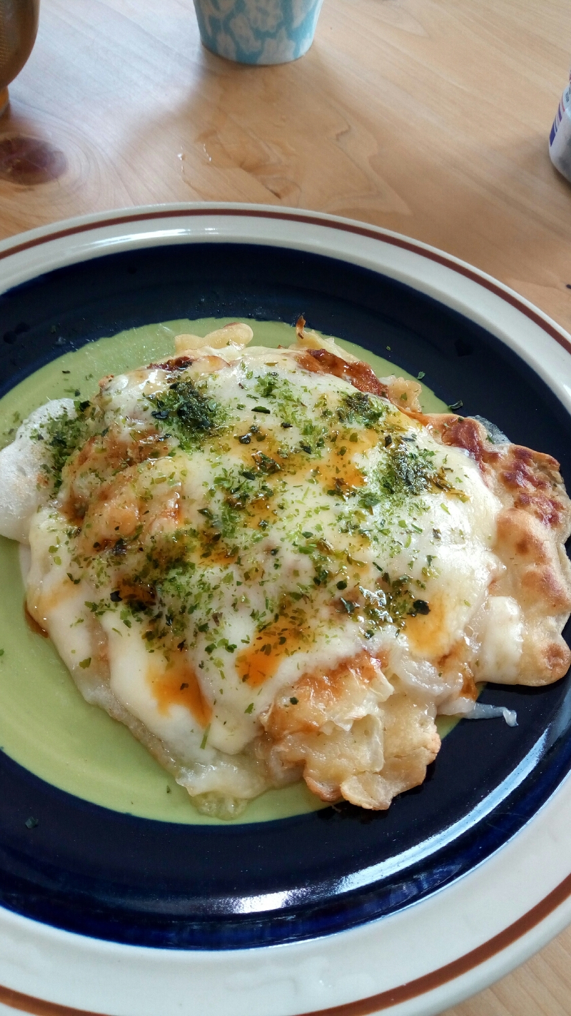 残ったお好み焼きトースト