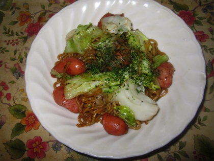 バルサミコ酢風味の焼きそば