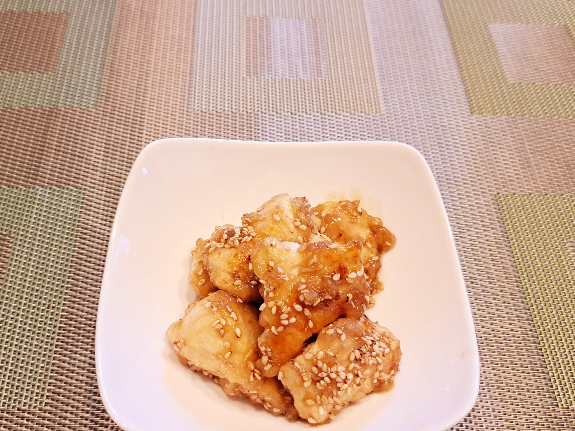 鶏むね肉でも 柔らかい!甘酢 ごま和え
