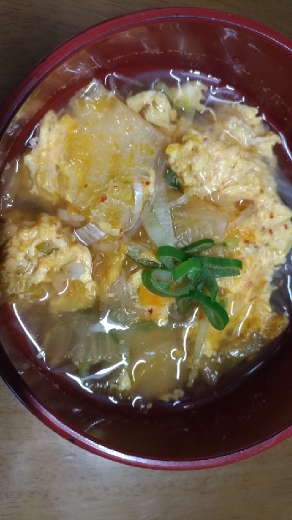 簡単☆キムチスープ