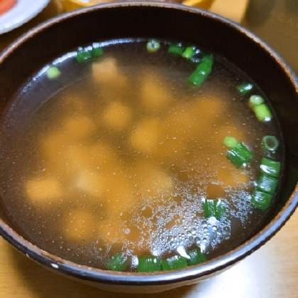 スープに海苔はじめて入れました。簡単で栄養もとれますね。