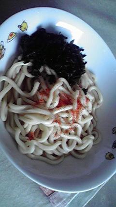 即席うどん5分で( ´ ▽ ` )