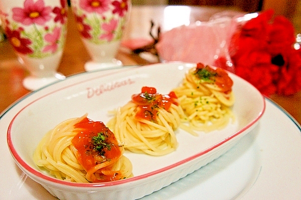 市販ソースを使ってオシャレなおもてなしパスタ レシピ 作り方 By プッチン5903 楽天レシピ 市販ソースを使ってオシャレなおもてなしパスタ レシピ 作り方 By プッチン5903 楽天レシピ