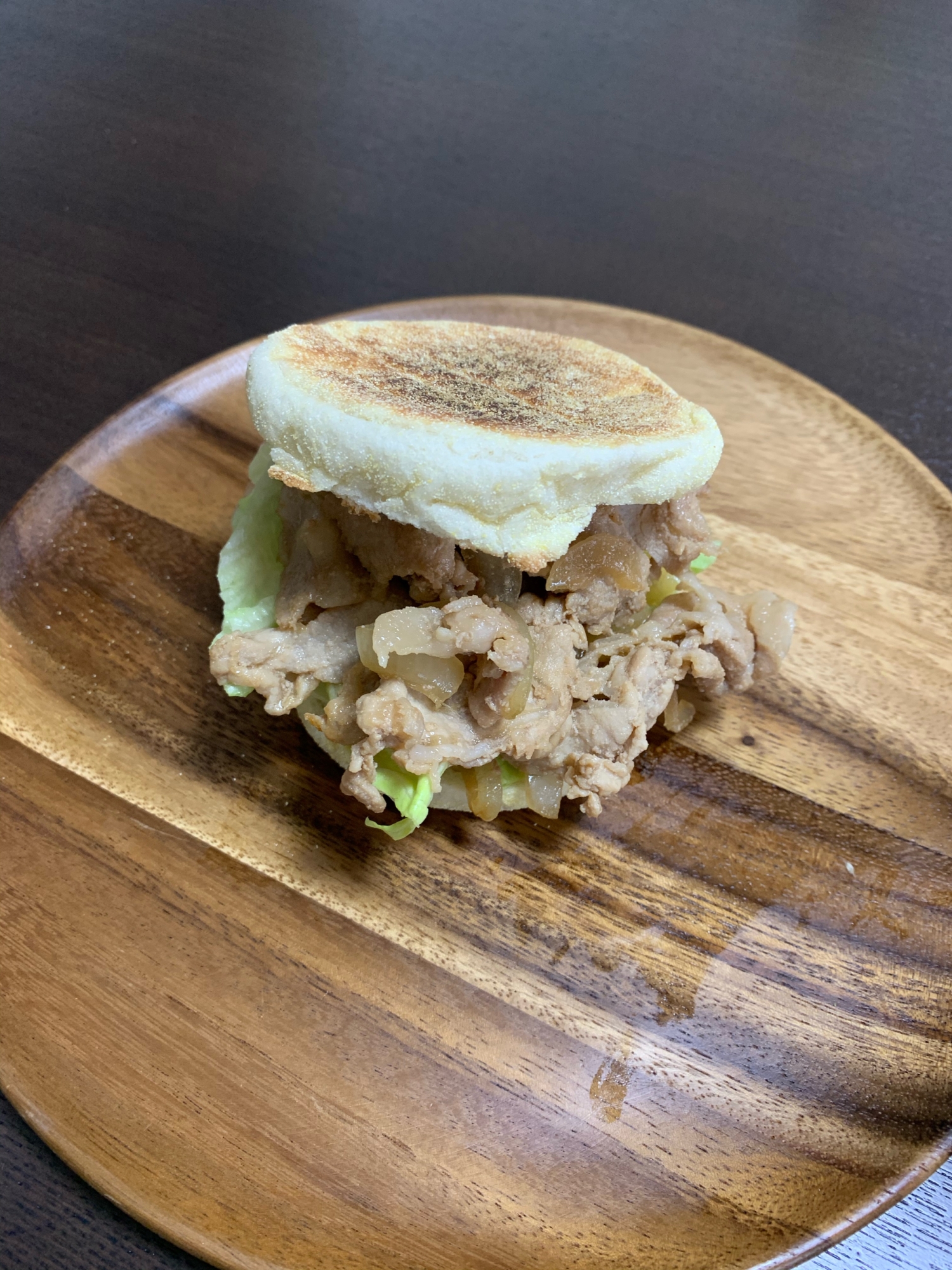 ◇カフェ風ランチ◇生姜焼きサンドイッチ