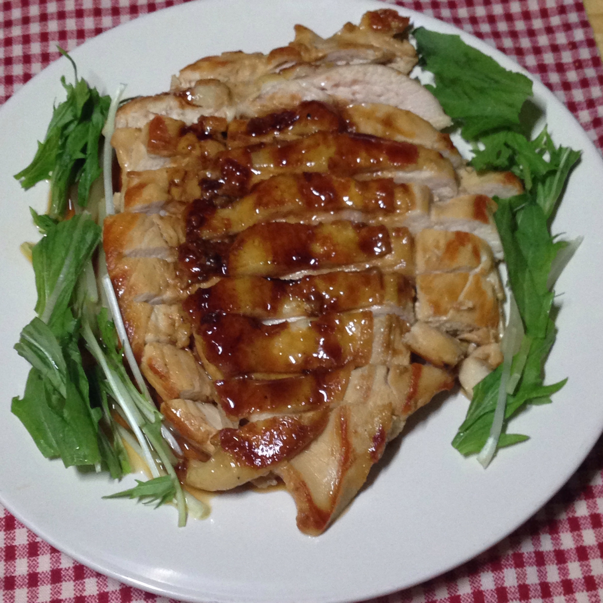 開いて平らに♪鶏むね肉チャーシュー♪