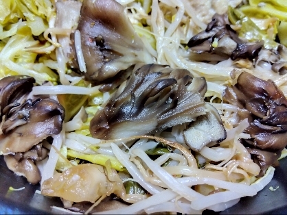 もやしと舞茸炒め