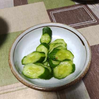 きゅうりのレモン漬け　短時間でできるきゅうりの漬物