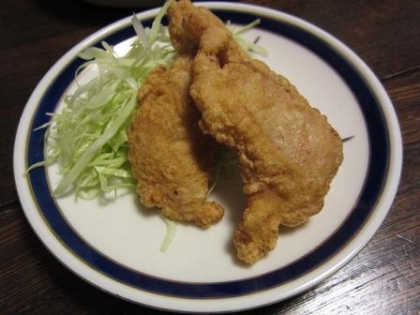 とりむね肉をおいしく食べたくて作らせていただきました。ポン酢がとても合っておいしかったです。ごちそうさまでした。