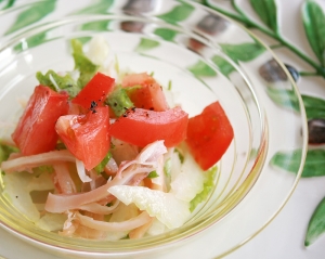 ぞっこんイカ・トマト・セロリのイタリアンサラダ