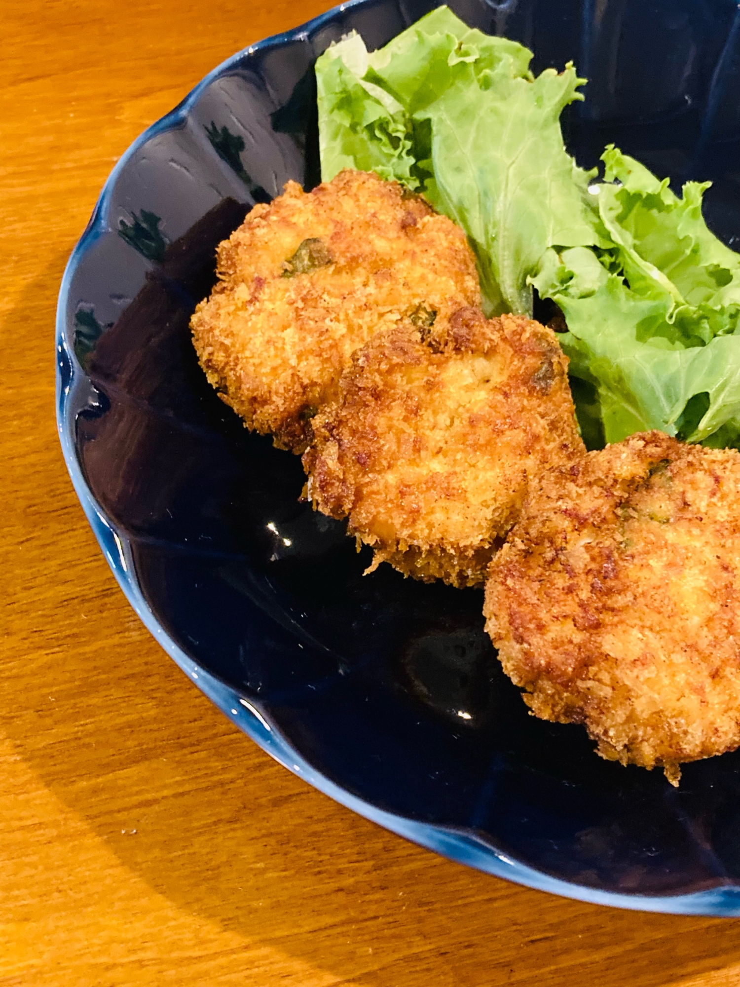 ♦️ざく切り鶏むね肉の梅しそフライ