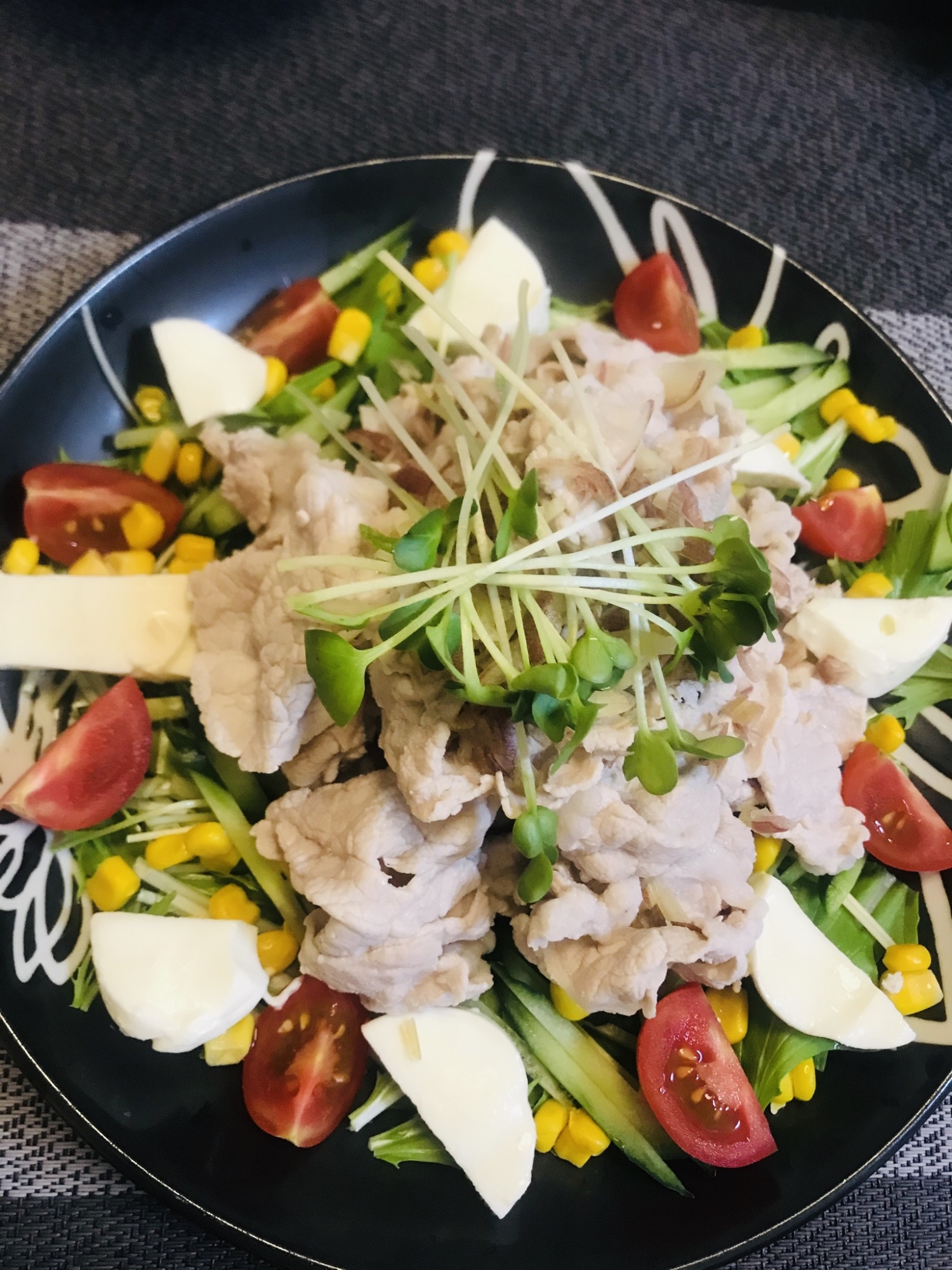 食欲増進！花椒がピリリと効いたさっぱり豚しゃぶ