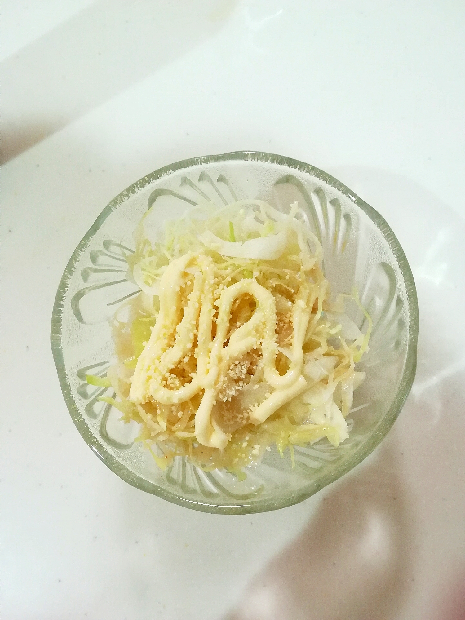 【マヨと粉チーズで】シーザー風味のサラダ