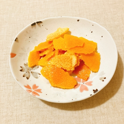 そのままでも美味しい❤ミカン皮のママレード風♪