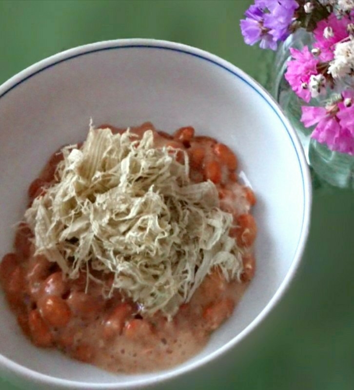 ごまゴマ胡麻ᕷ˖とろろ昆布のアレンジ納豆ꕤ୭*