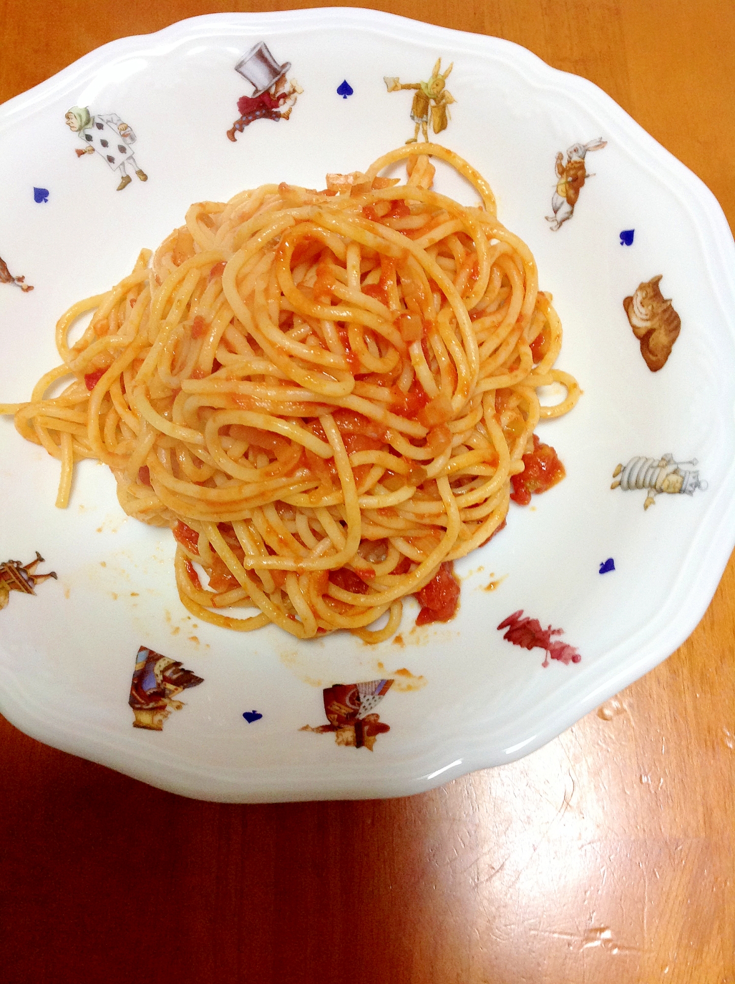 簡単トマトソーススパゲティ