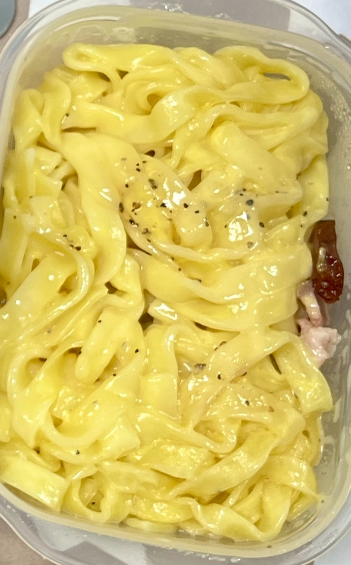 簡単！ベーコンのクリームパスタ