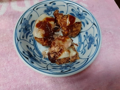 冷凍鶏の唐揚げ たこ焼き風