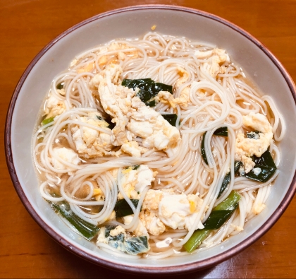 煮麺★暖かいそうめん簡単です