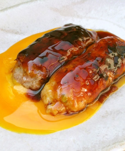 BBQにおすすめ！炭焼きつくね甘辛とろみ黄身添え レシピ・作り方 by