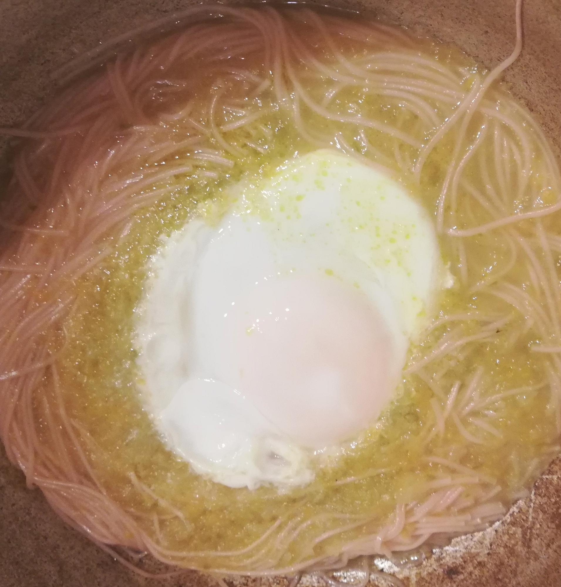 素麺に☆巣ごもり卵