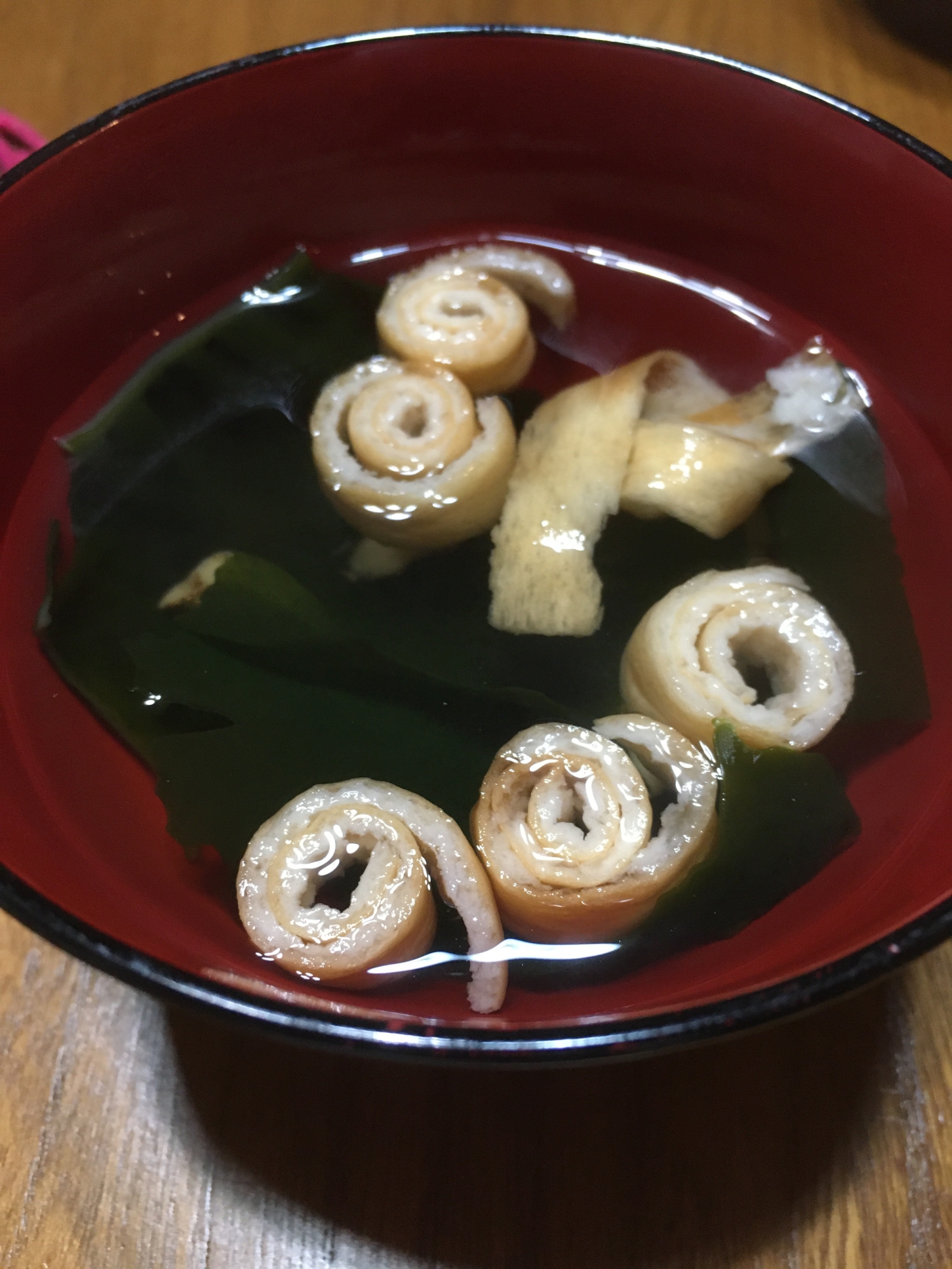 ☆うずまきふとわかめのお吸い物☆