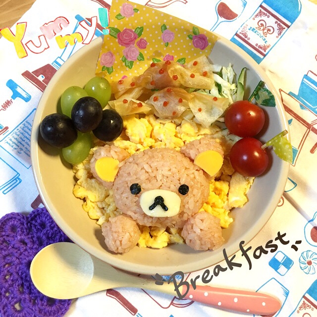 キャラ弁 ランチに リラックマのオープンオムライス レシピ 作り方 By Hitomikan1027 楽天レシピ キャラ弁 ランチに リラックマのオープンオムライス レシピ 作り方 By Hitomikan1027 楽天レシピ