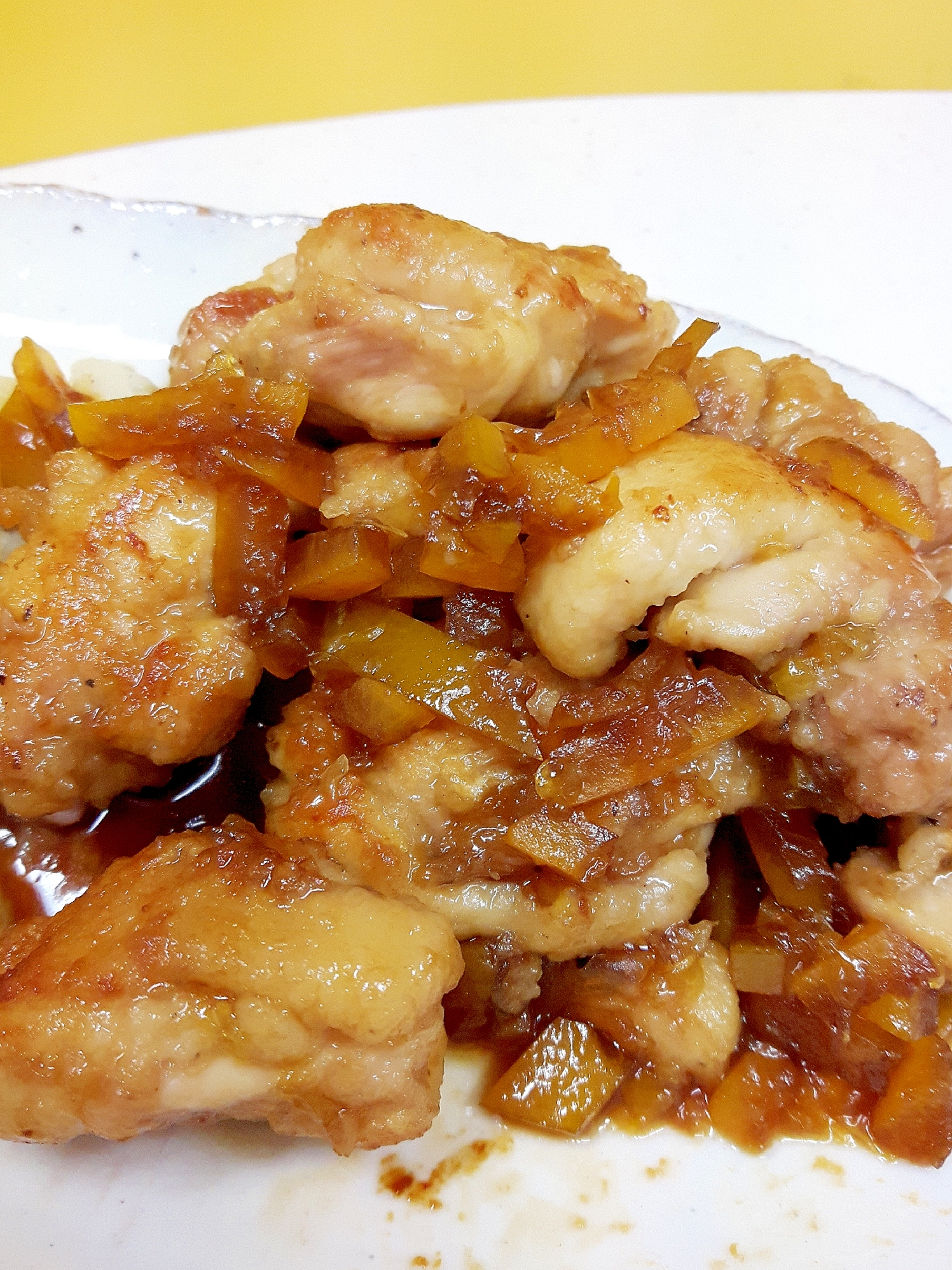 子供が喜ぶ 鶏肉のオレンジマーマレードソース レシピ 作り方 By Acchan66 楽天レシピ