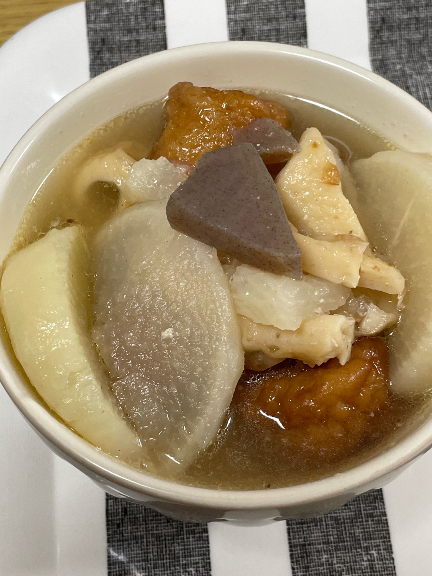 おでん(味噌、すりおろし生姜)