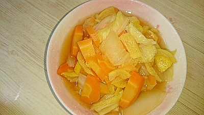 白菜と人参のさっぱりゆず風味ポン酢煮‼