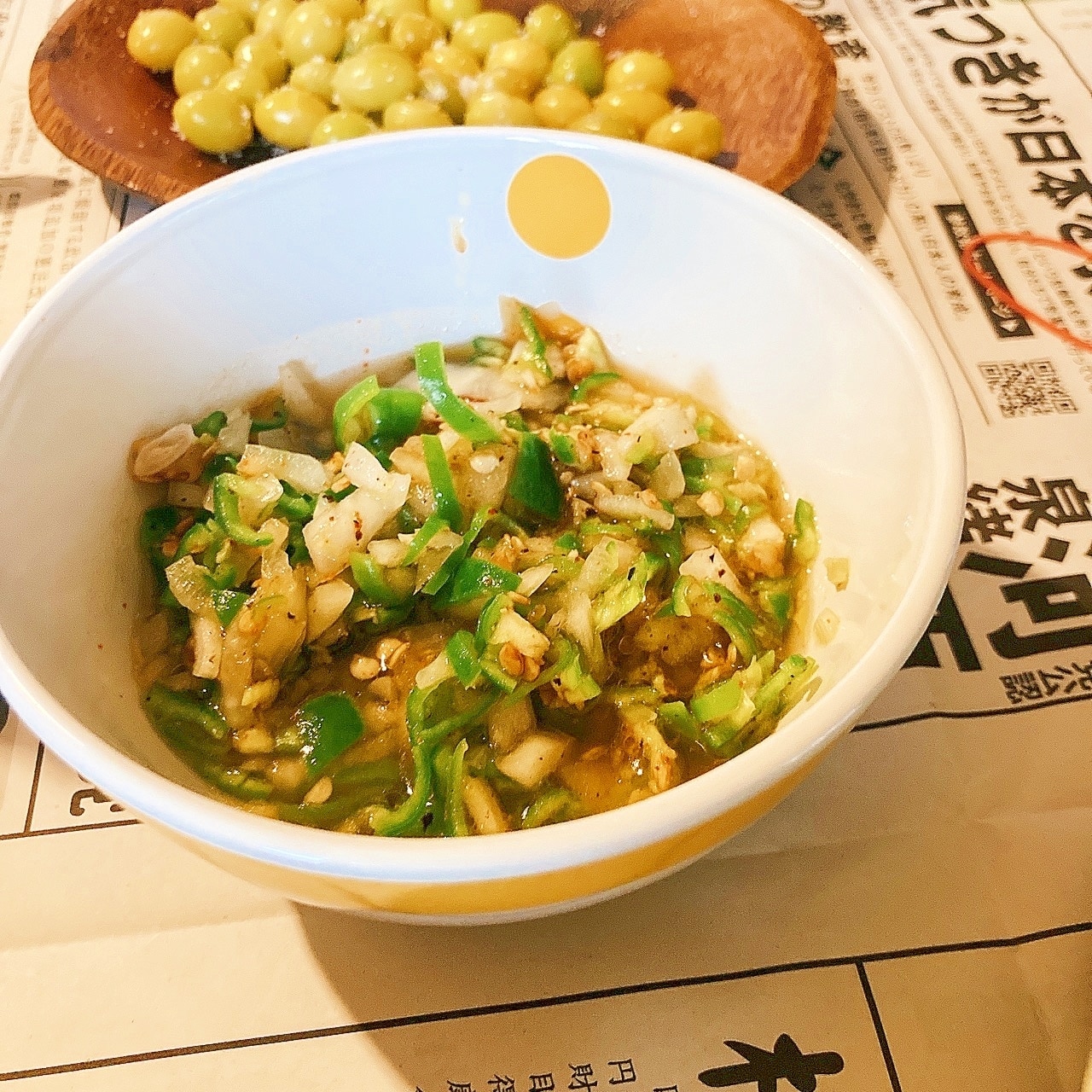 フレッシュ♪甘長とうがらしのグリーンサルサ レシピ・作り方 by