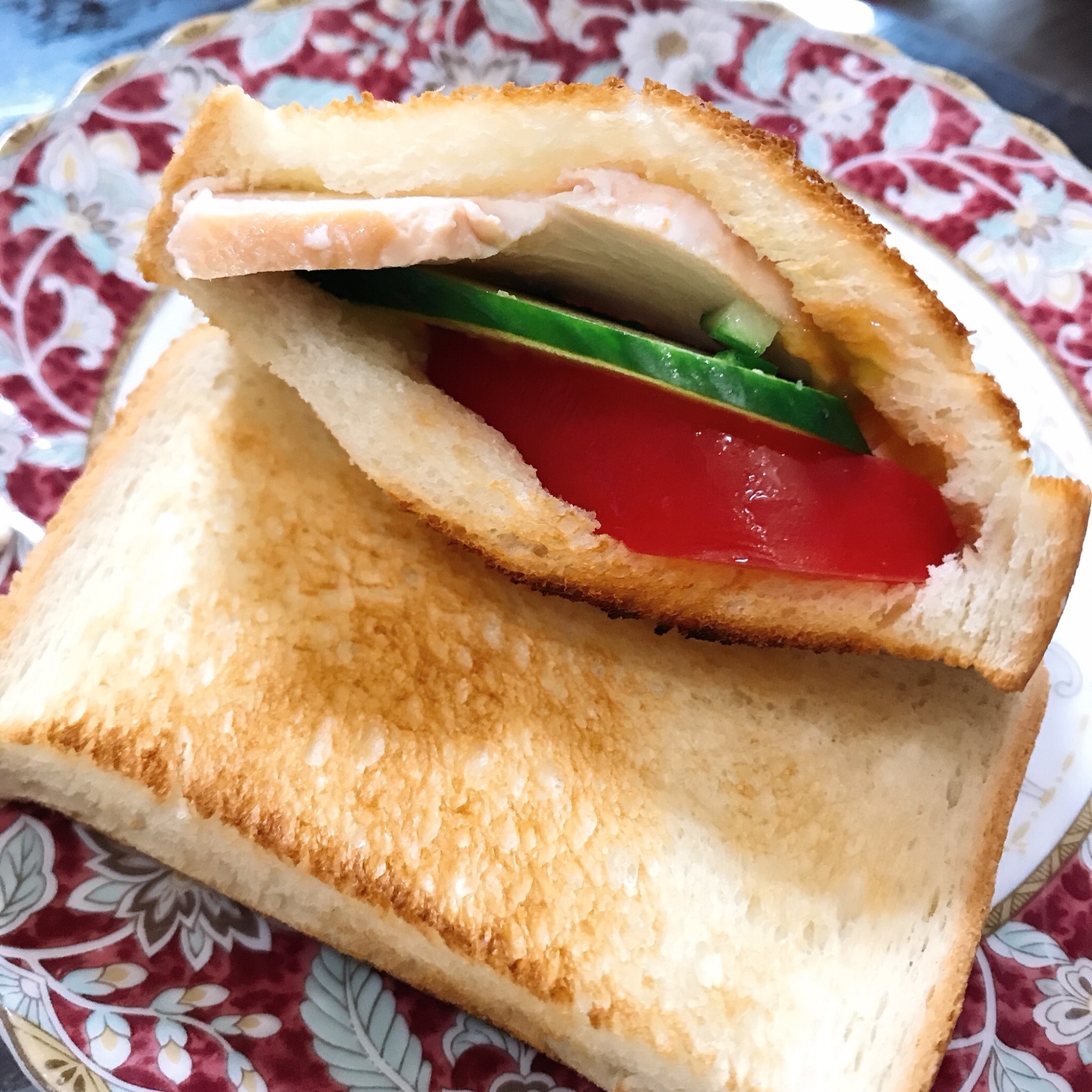 ローストチキンのポケットサンド レシピ・作り方 by きの2126