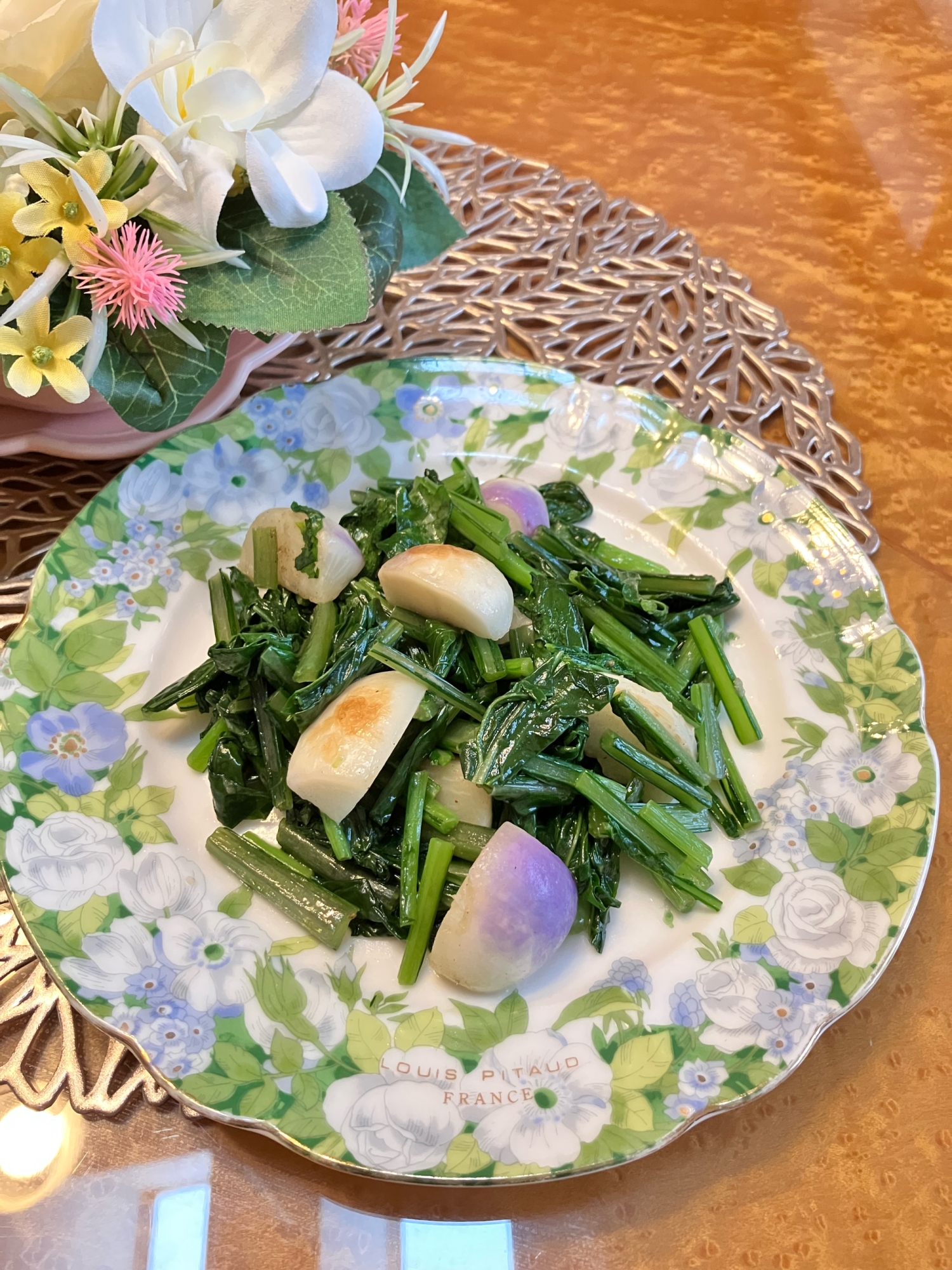 〜赤小蕪のオリーブオイル炒め〜