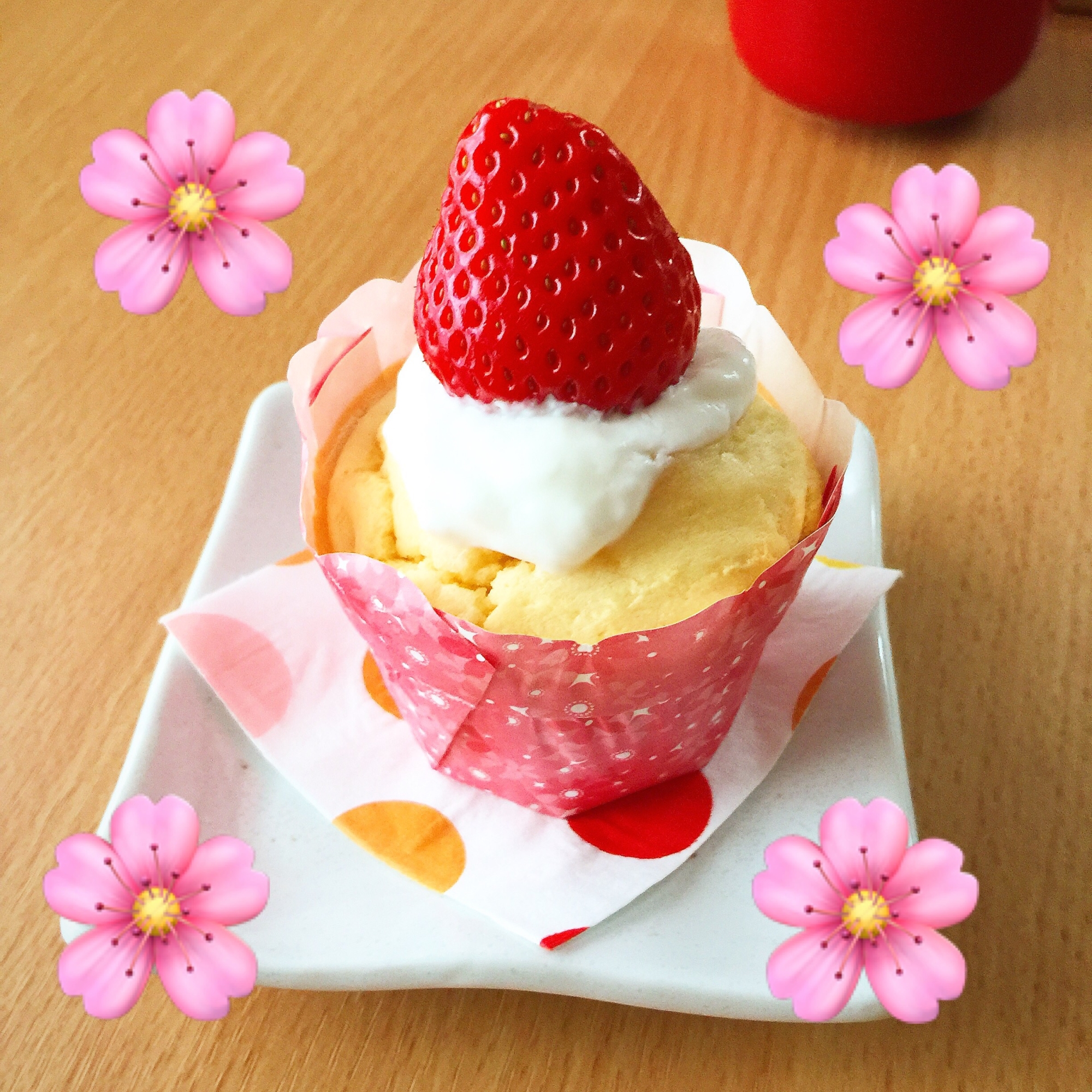 ワンちゃん用☆ひな祭り カップケーキ